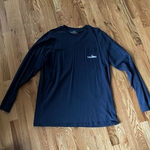 Vineyard Vines Navy Long Sleeve Pocket Shirt